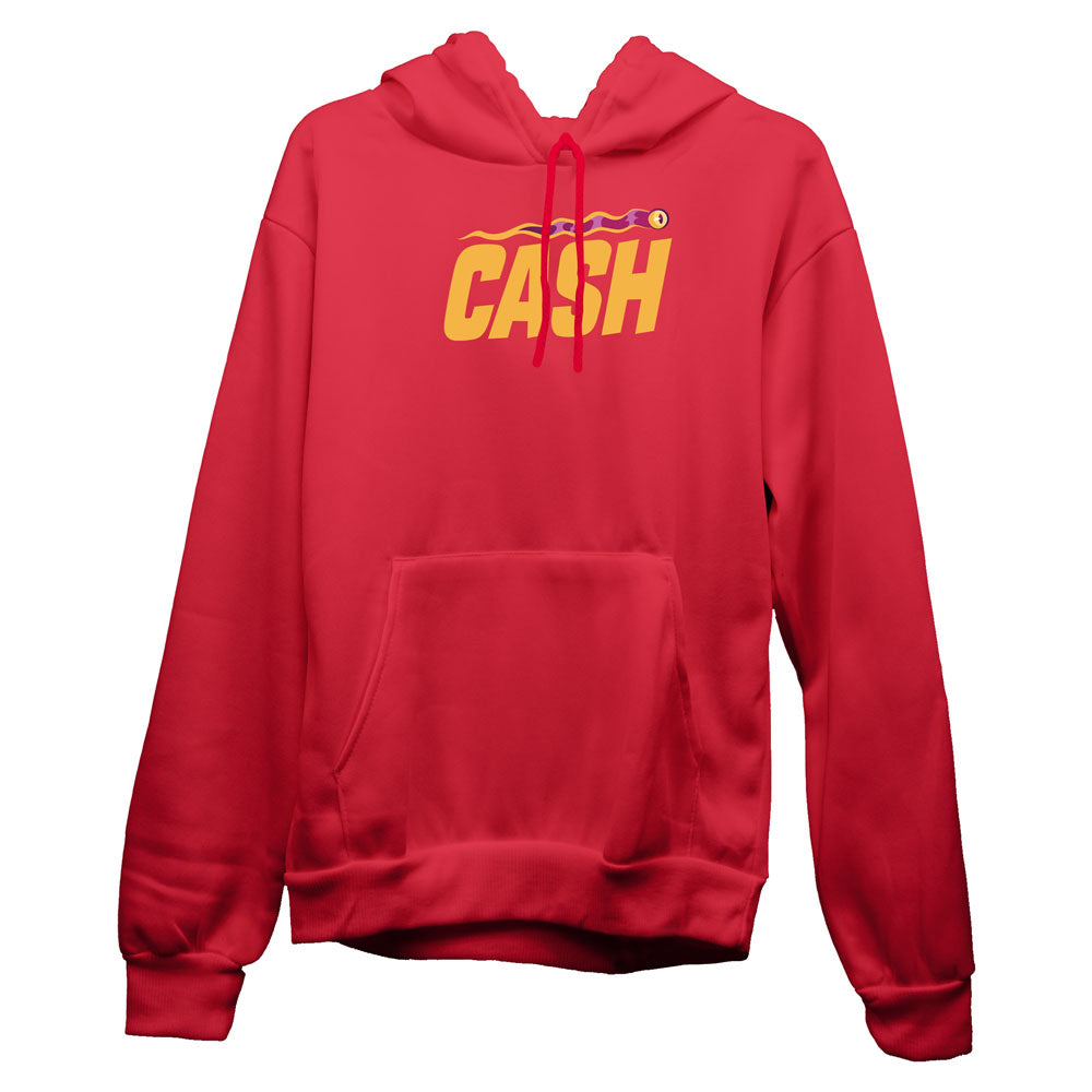 Front view of Cash Red Hot Hoodie