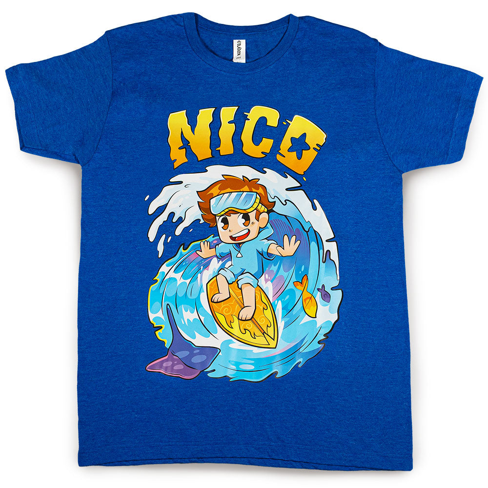 Nico Ocean Blue Tee – Cash&Nico