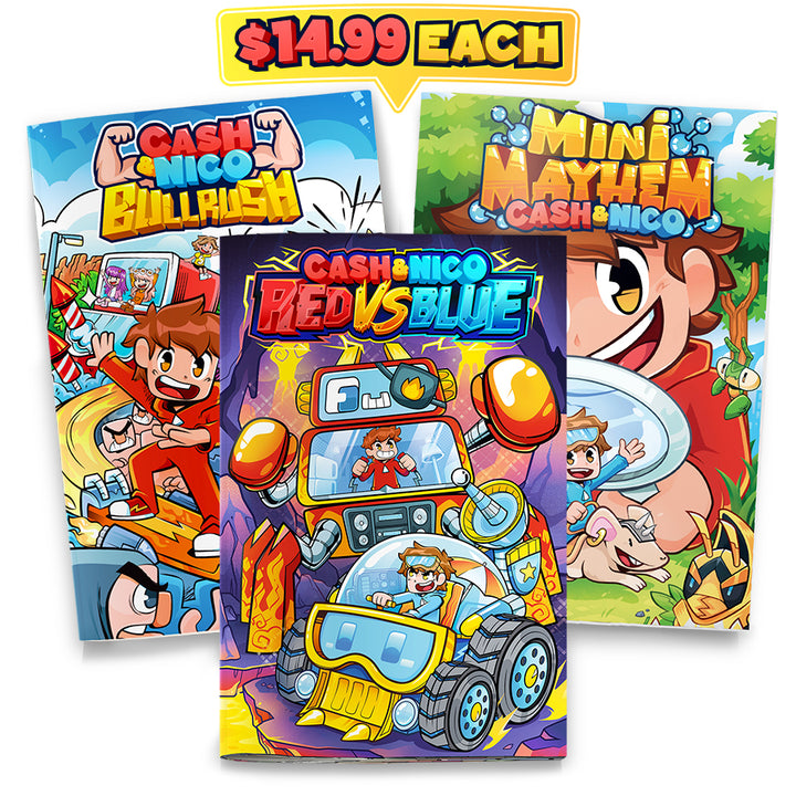 Cash & Nico COMIC BUNDLE (3 Pack)