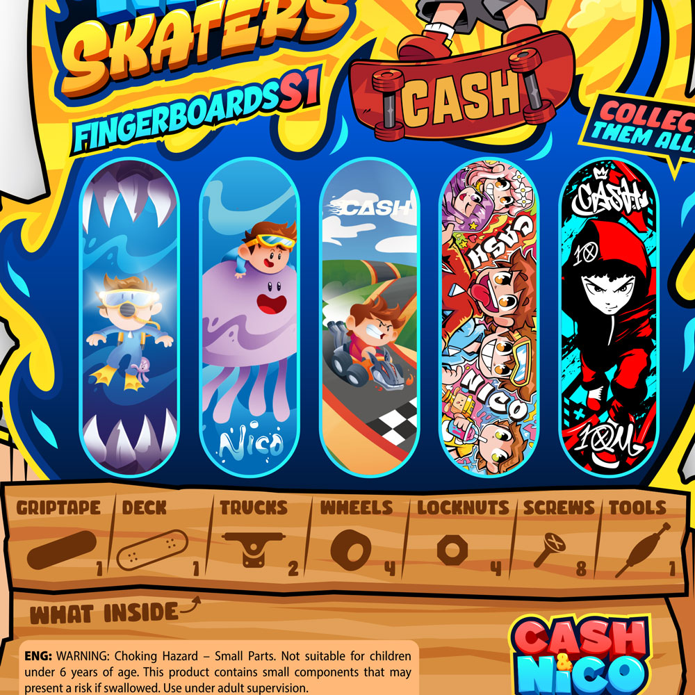 Cash 10m Subs Skate Toy!