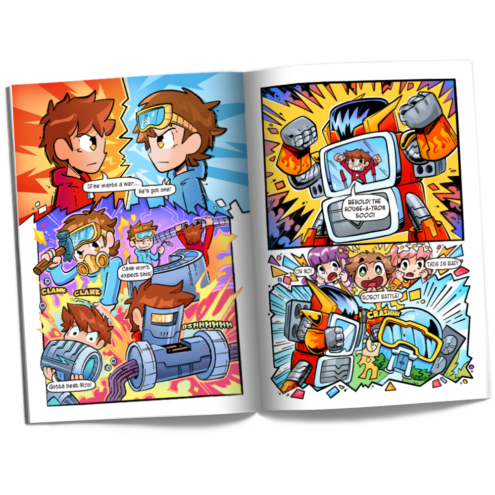 NEW SUPER Comic and Shirt Bundle!