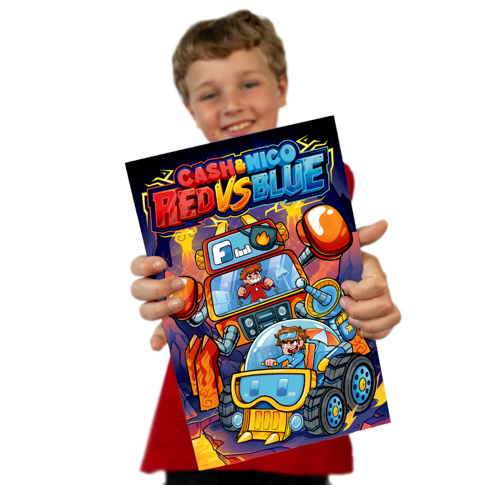 Cash & Nico Comic Book: Red VS Blue