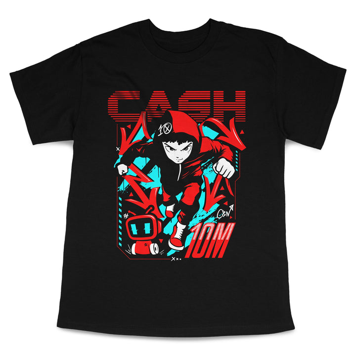 Cash 10M official black t-shirt