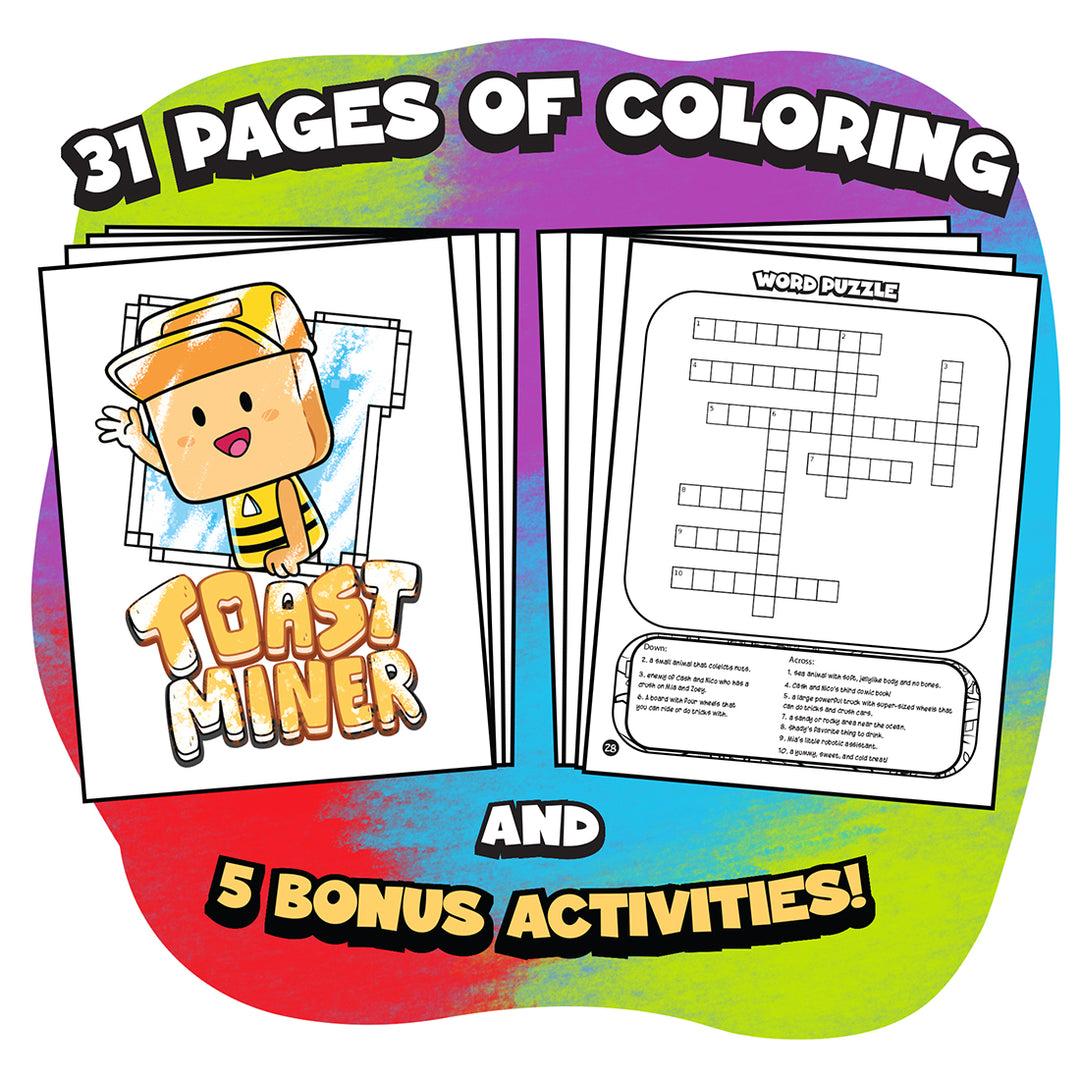 NEW Cash & Nico Coloring Book