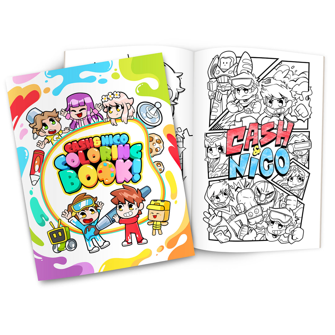 NEW Cash & Nico Coloring Book