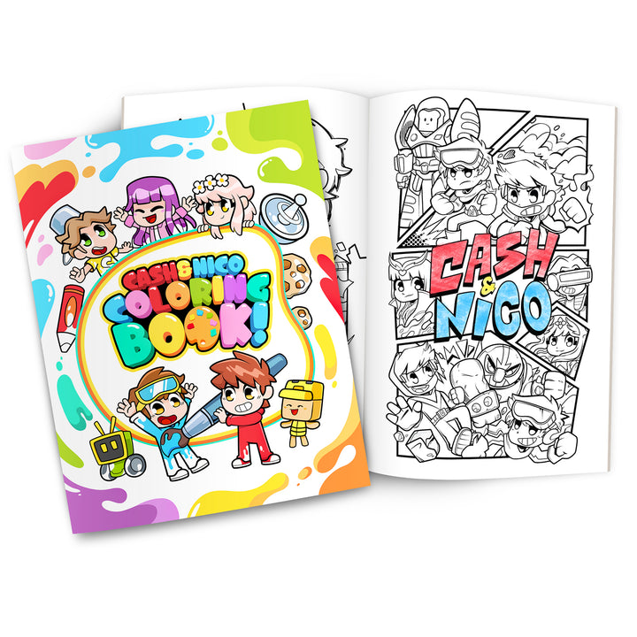 NEW Cash & Nico Coloring Book
