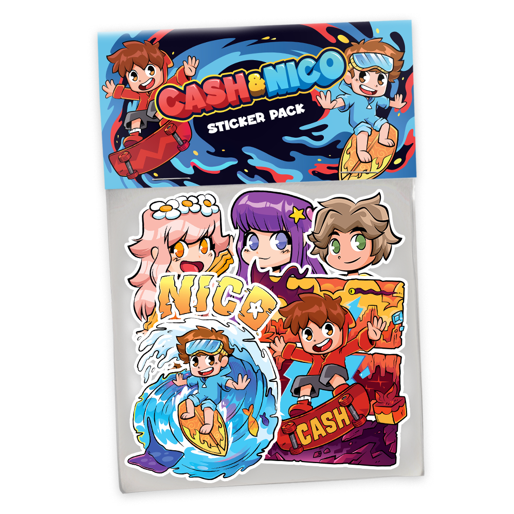 Cash & Nico’s Variety Sticker Pack! – Cash&Nico