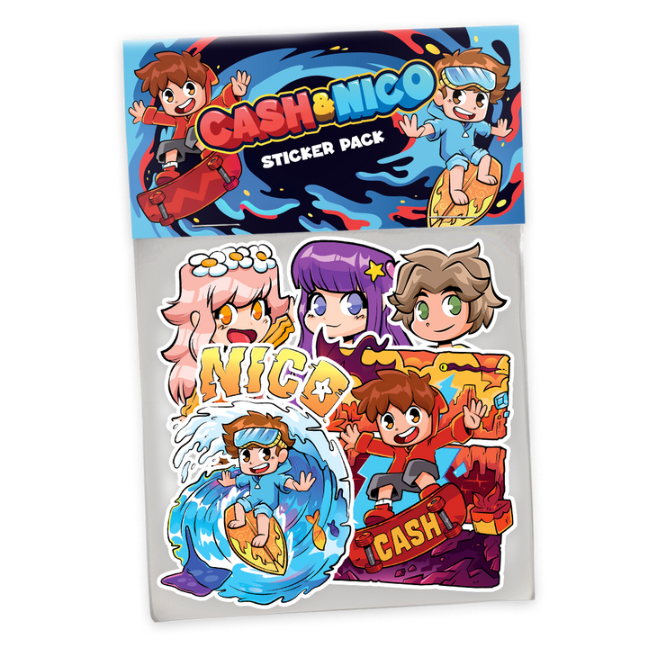 Cash & Nico’s Sticker Variety Pack!
