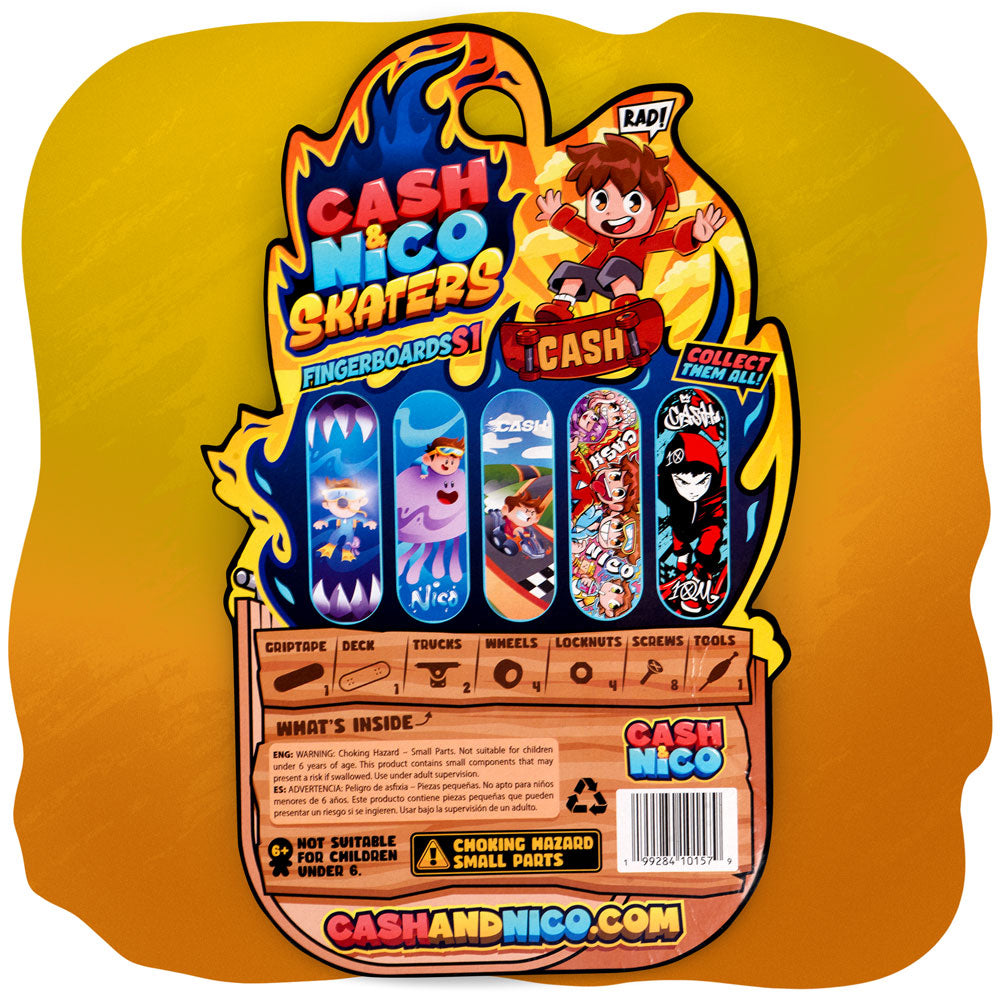 Cash & Nico Skate Toy Bundle (5 Pack)