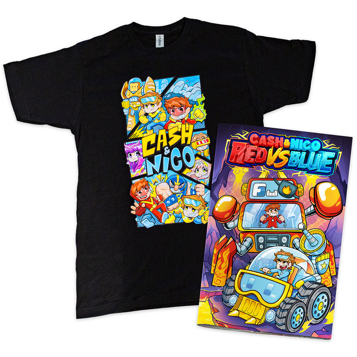 NEW SUPER Comic and Shirt Bundle!