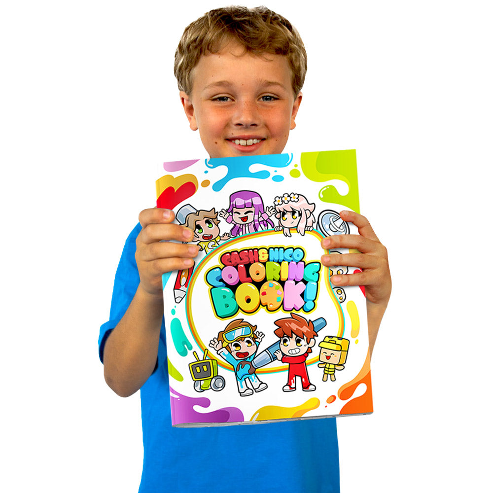 NEW Cash & Nico Coloring Book