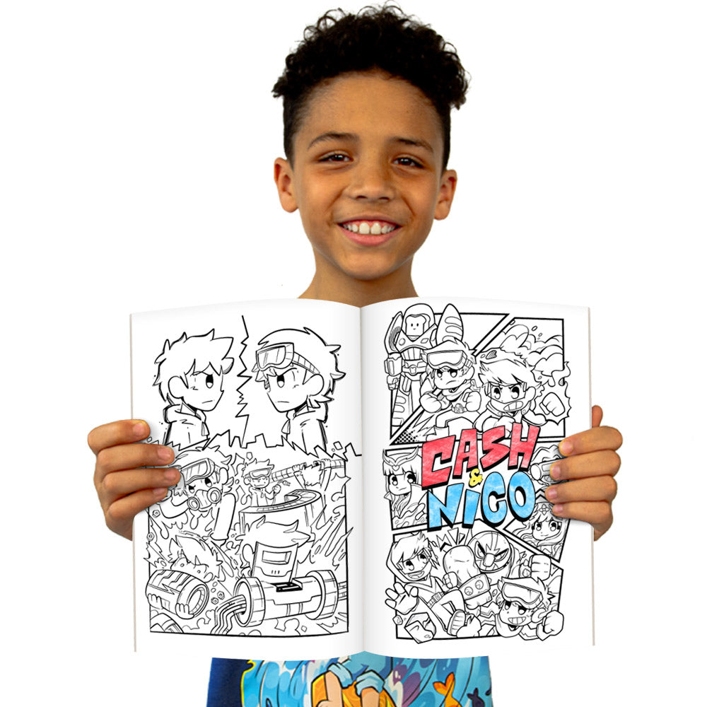 NEW Cash & Nico Coloring Book