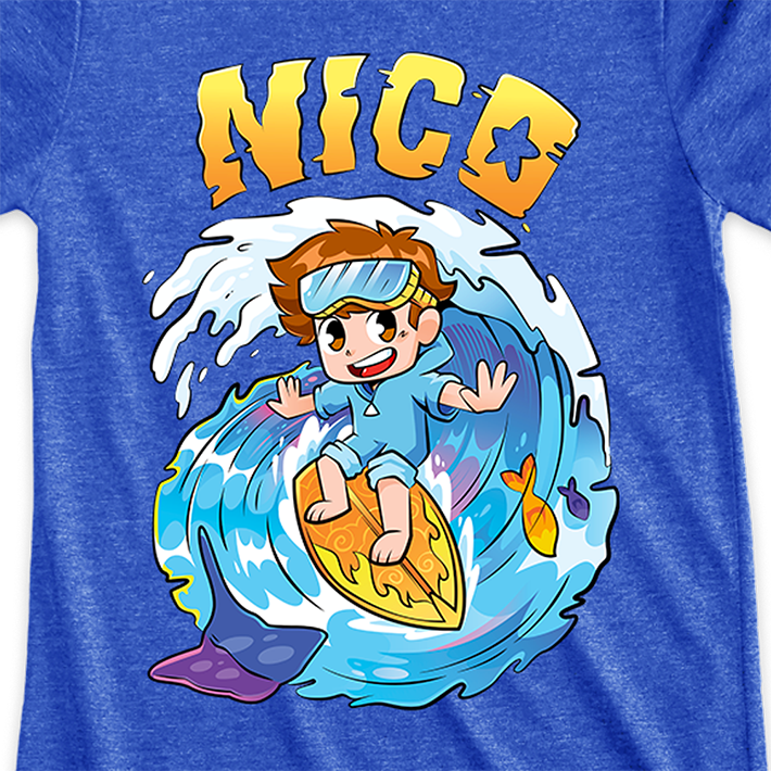 Nico Ocean Blue Tee