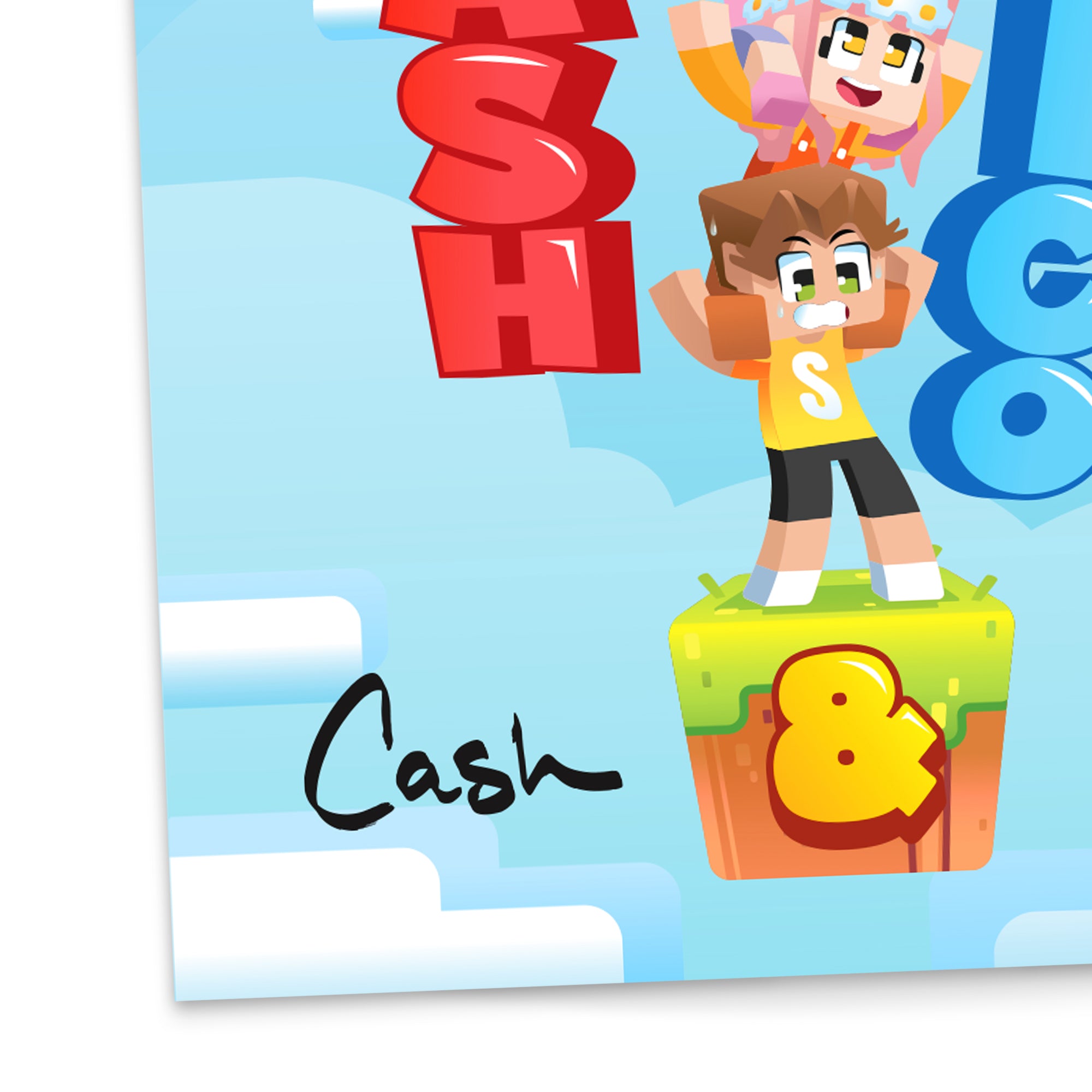 SIGNED Cash & Nico One Block Poster! – Cash&Nico