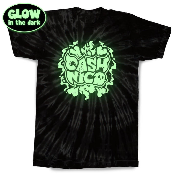NEW Cash & Nico Spooky Tie-Dye Shirt (Glow In the Dark)
