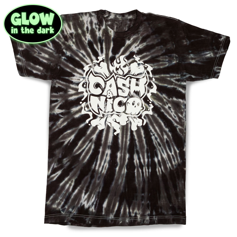 NEW Cash & Nico Spooky Tie-Dye Shirt (Glow In the Dark)