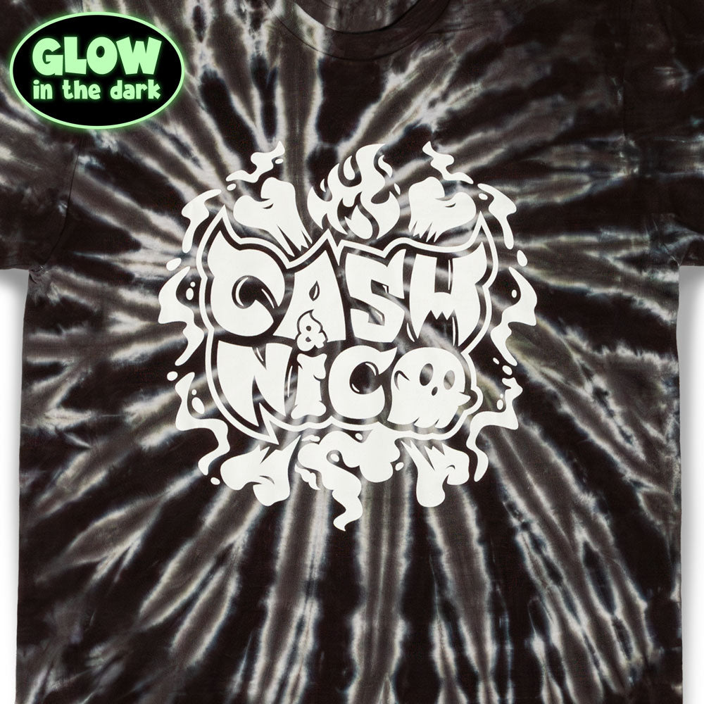 NEW Cash & Nico Spooky Tie-Dye Shirt (Glow In the Dark)