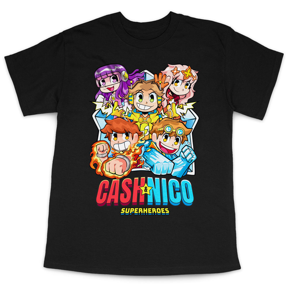 NEW Cash & Nico Superhero Crew Shirt