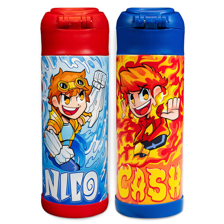 NEW Cash & Nico Superhero Water Bottle!