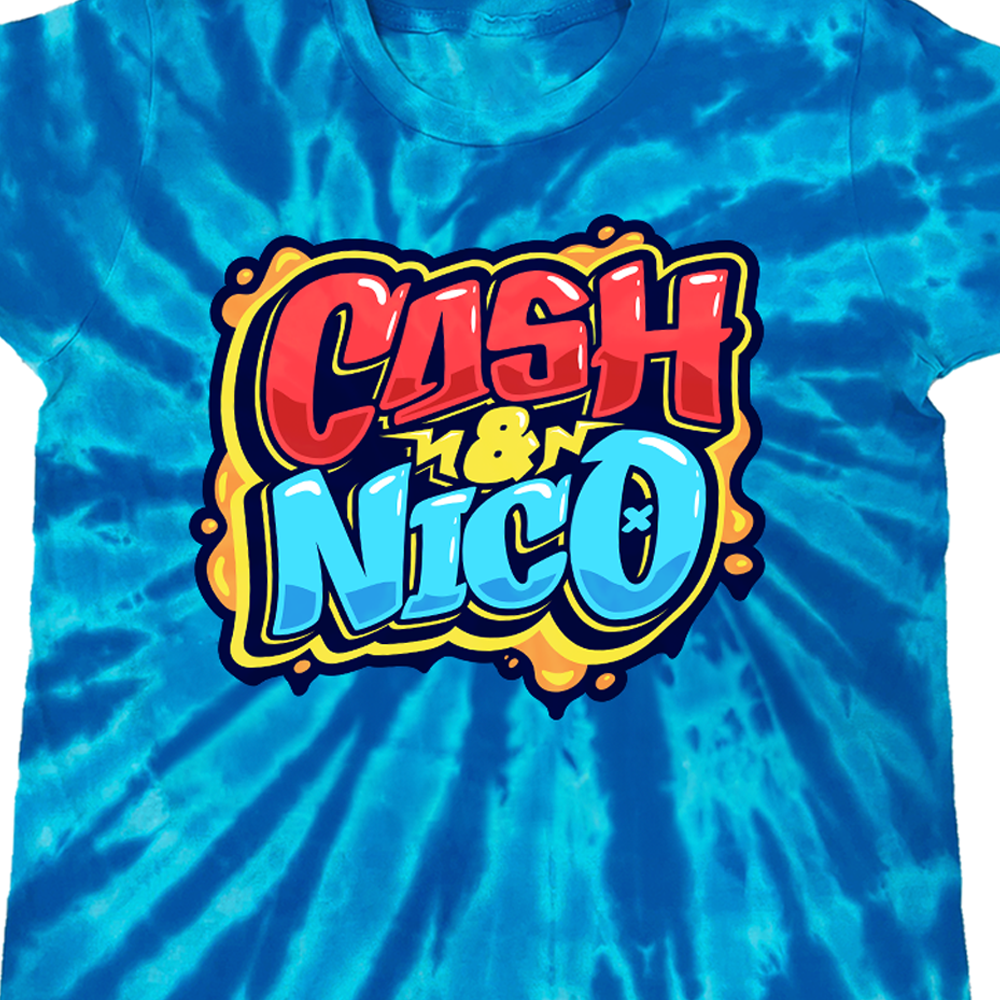 Cash and Nico Tie-Dye Shirt!